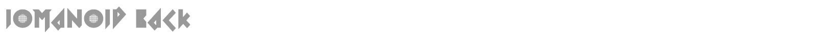 Iomanoid font preview